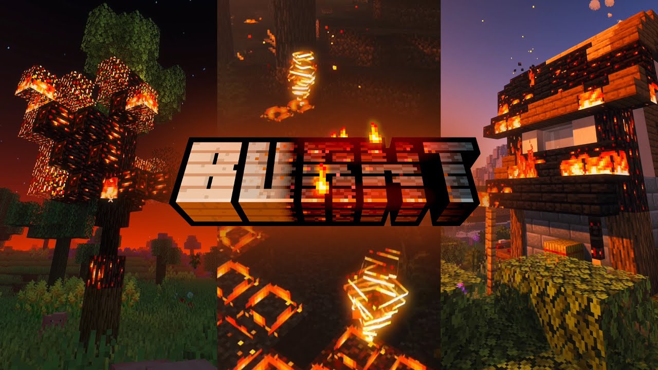 Мод Burnt для MineCraft